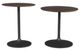 Jofran Inc. Global Archive 2-Piece Brown Nesting Table Set with Remy Gunmetal Base-1