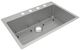 Elkay Crosstown® Polished Satin 33'' 4-Hole Single Bowl Dual Mount Sink Kit-0