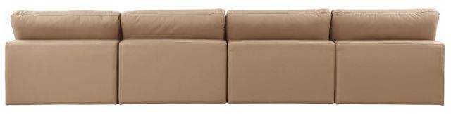 Meridian Furniture Comfy 4-Piece Tan Armless Sofa-3