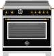 Bertazzoni Heritage Series 36" Fingerprint Resistant Nero Matt Pro Style Induction Range with Gold Accents-0