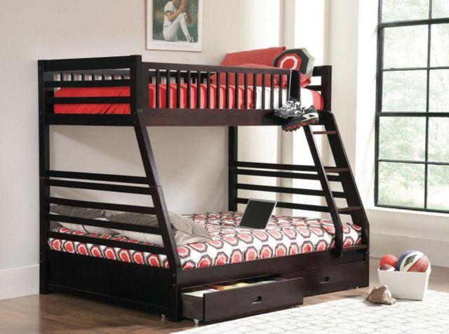 Coaster® Ashton Cappuccino Twin/Full Youth Bunk Bed-3