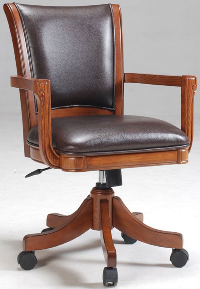 HH2 Home Park View 5-Piece Medium Brown Oak Game Set-3