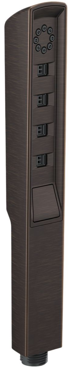Brizo Essential™ Venetian Bronze® Linear Square H2Okinetic® Multi-Function Handshower-0