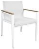 CabanaCoast® Customizable Arcade Aluminum Outdoor Dining Chair-0