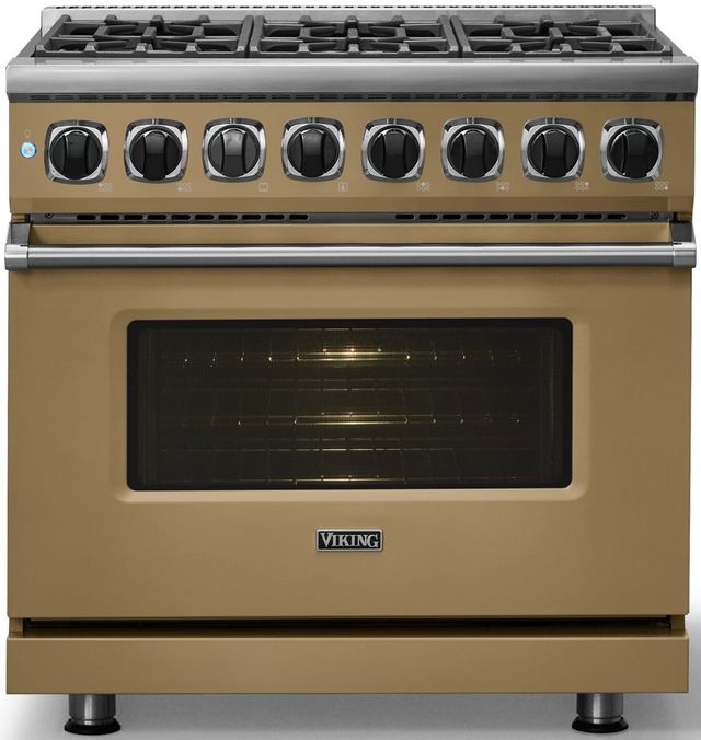 Viking® 7 Series 36" Golden Hour Pro Style Dual Fuel Range-2