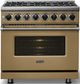 Viking® 7 Series 36" Golden Hour Pro Style Dual Fuel Range-2