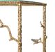 A & B Home Gold Glass Top Console Table-5