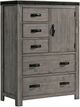 Elements International Wade Gray Wood Chest-0