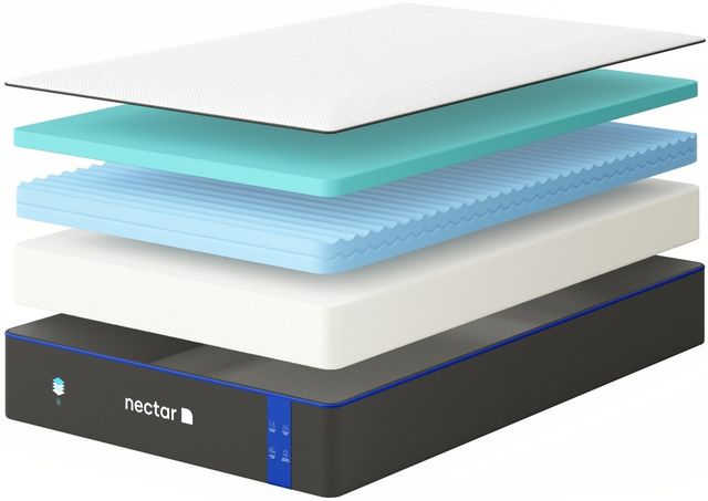 Nectar 4.0 12" Memory Foam Medium Firm Tight Top Twin XL Mattress in a Box-2