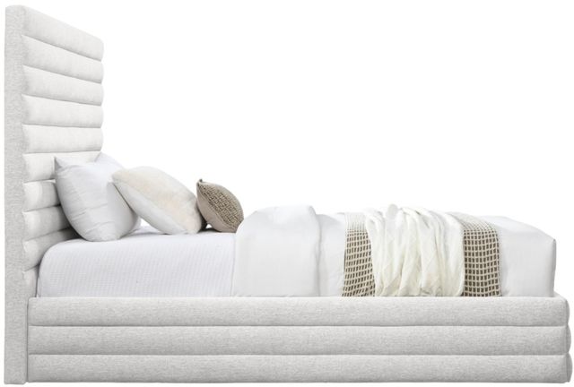 Meridian Furniture Maxwell Cream Twin Upholstered Panel Bed-2