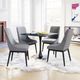 Zuo® Modern Molly Dark Gray Dining Table with Black Base-4