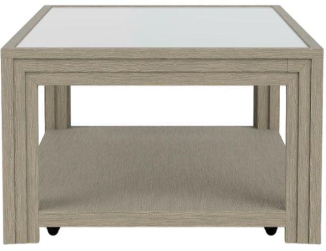 Riverside Furniture Wilde Glass Top Rectangular Cocktail Table with Dovetail Base-3