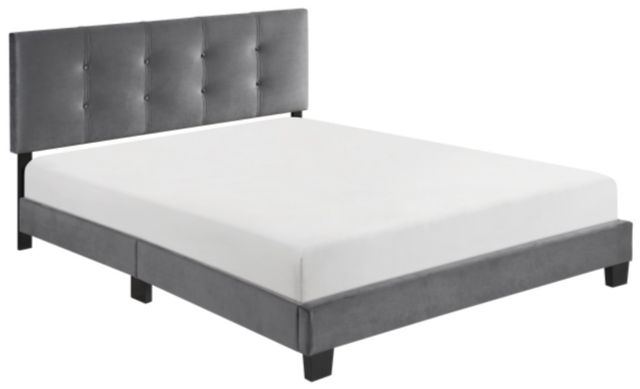 Homelegance® Newberry Dark Gray Queen Platform Bed-0