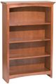 Whittier Wood® Furniture Customizable McKenzie 4-Shelf 30" Bookcase-0