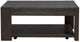 Liberty Furniture Lennox Hill Bark Oversized Square Cocktail Table-2