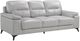 Mazin Furniture Mischa Silver Gray Sofa-1