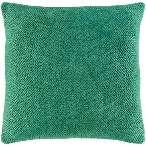 Surya Camilla Emerald 20"x20" Toss Pillow with Down Insert-0