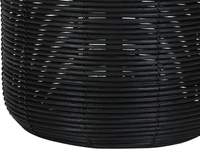 Monarch Specialties Inc. 23"H Black Rattan Table Lamp-3