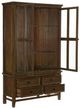 Mazin Furniture Frazier Park Brown Cherry Buffet & Hutch-2