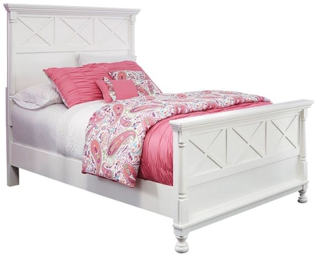 Signature Design by Ashley® Kaslyn 6-Piece White Queen Panel Bed Set-1
