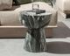 Classic Home Merz Green Concrete/Fiber Glass Outdoor Stool-1