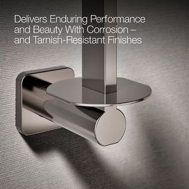 KOHLER® Parallel® Vibrant Titanium Vertical Toilet Paper Holder-4