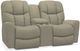 La-Z-Boy® Rori Teak Power Reclining Loveseat with Headrest and Console-0