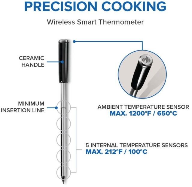Napoleon ACCU-PROBE™ PRO X Wireless Bluetooth® Smart Thermometer-2