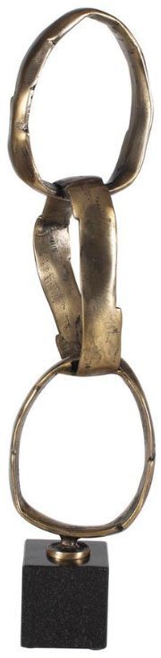 Uttermost® Loopform Hand-Finished Brass Ring Sculpture-0