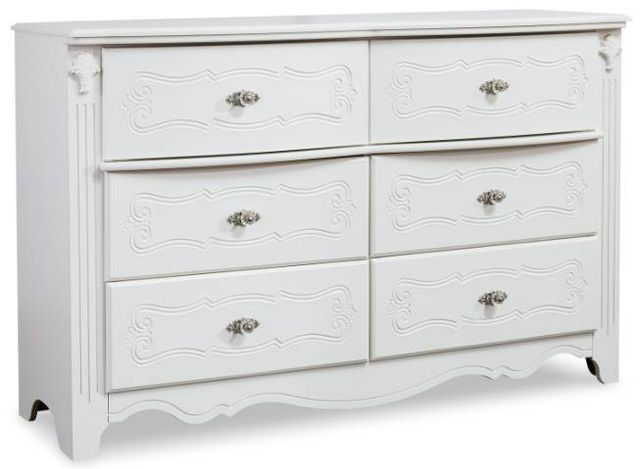 Signature Design by Ashley® Exquisite 5-Piece White Full Sleigh Bed Set-2