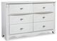 Signature Design by Ashley® Exquisite 5-Piece White Full Sleigh Bed Set-2