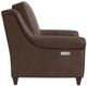Bassett® Furniture Customizable Magnificent Motion Leather Roll Arm Power Wall Recliner-2