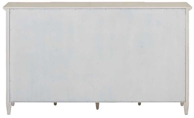 Liberty Furniture Pavilion Natural White Breakfront Accent Cabinet-4