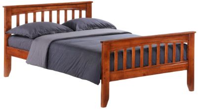 Night & Day Furniture™ Zest Bedroom Sasparilla Cherry Twin Panel Bed-0