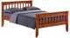 Night & Day Furniture™ Zest Bedroom Sasparilla Cherry Twin Panel Bed-0