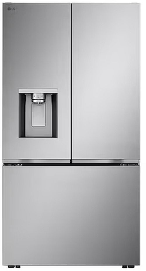 LG 36" 24 Cu. Ft. Stainless Steel Built In French Door Refrigerator with Zero Clearance™-0