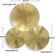 Uttermost® Cymbalic 3-Piece Brass Wall Decor Set-2