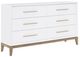 Legacy Classic Melrose Cloud White/Dessert Oak Dresser-0