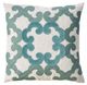 Furniture of America® Lily Beige/Teal Throw Pillow-0