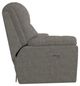 La-Z-Boy® Morrison Charcoal Power Reclining Loveseat with Console and Headrest-2