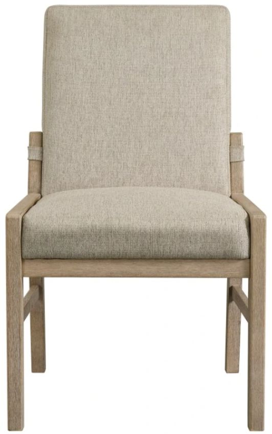 Intercon Nash Beige/Weathered Sand Upholstered Dining Side Chair-2
