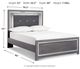 Signature Design by Ashley® Lodanna Gray Youth Full Upholstered Panel Bed-1