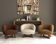 Emerald Home Moira Copper Cocoa Swivel Accent Chair-5