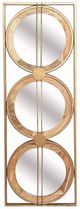 A & B Home Adelaide Brown Wall Mirror-0