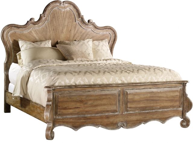Hooker® Furniture Chatelet Caramel Froth California King Panel Bed-0
