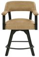 Steve Silver Co. Rylie Sand/Black Counter Captains Chair-2