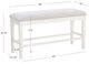 Powell® Mckoy Gray/White Counter Bench-2