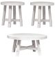Liberty Furniture Modern Farmhouse 3-Piece Flea Market White Living Room Table Set-0
