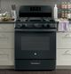 GE® 30" Black Freestanding Gas Range-1