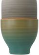 Currey & Company Happy 80's 3-Piece Blue/Beige/Gray/Orange Vase Set-5